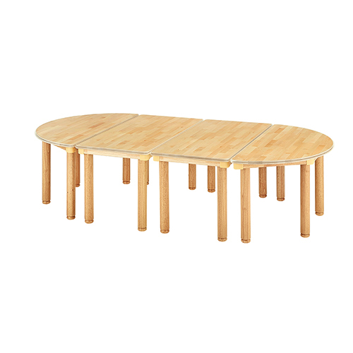 [파랑새교구] 안전몰딩책상(A형) / 고무나무